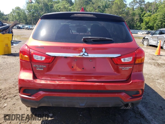 2018 Mitsubishi Outlander ES with VIN JA4AP3AU5JU014502, listed as a Copart auction lot 56117945 with 83,751 mi miles and Salvage title. Bid and sale history available at DreamBid. Image 6.