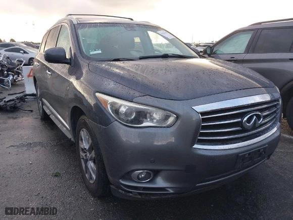 2014 Infiniti QX60 with VIN 5N1AL0MM6EC535716, listed as a IAAI auction lot 41581896 with 140,562 mi miles. Bid and sale history available at carsss.com. Image 1.
