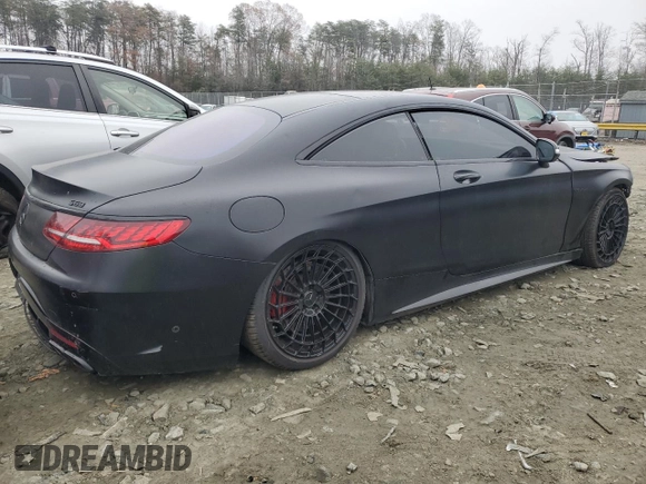2020 Mercedes-Benz S 63 AMG with VIN WDDXJ8JB7LA040820, listed as a Copart auction lot 84505674 with 21,242 mi miles and Salvage Title. Bid and sale history available at DreamBid. Image 3.