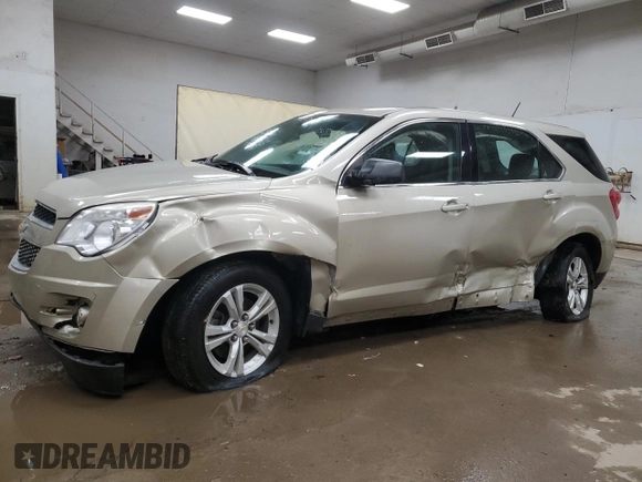 2013 Chevrolet Equinox LS with VIN 2GNALBEK1D1270003, listed as a Copart auction lot 88706975 with 125,648 mi miles and Clean Title. Bid and sale history available at carsss.com. Image 1.