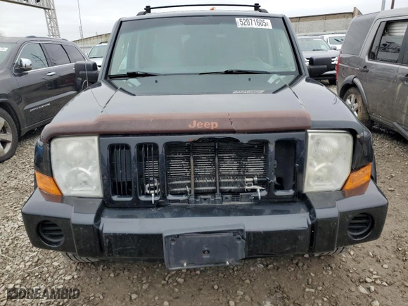 2006 Jeep Commander with VIN 1J8HG48K36C356793, listed as a Copart auction lot 52071605 with 218,100 mi miles and Salvage Title. Bid and sale history available at carsss.com. Image 5.
