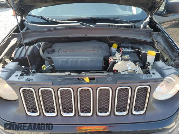 2015 Jeep Renegade Sport with VIN ZACCJBAT0FPB54554, listed as a Copart auction lot 66386814 with 115,219 mi miles and Salvage Title. Bid and sale history available at DreamBid. Image 12.