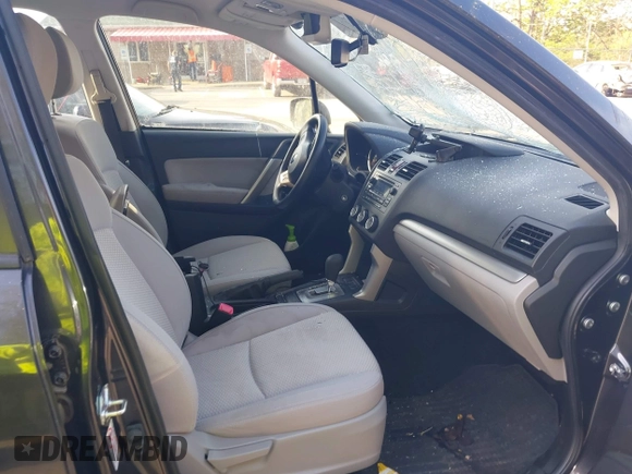2015 Subaru Forester 2.5i with VIN JF2SJABCXFH599231, listed as a IAAI auction lot 42166220 with 60,409 mi miles and . Bid and sale history available at DreamBid. Image 5.