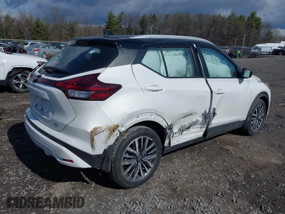2023 Nissan Kicks SV with VIN 3N1CP5CVXPL549587, listed as a IAAI auction lot 41875114 with 17,354 mi miles. Bid and sale history available at carsss.com. Image 6.