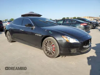 2016 Maserati Quattroporte S with VIN ZAM56RPA2G1191797, listed as a Copart auction lot 57867443 with 110,806 mi miles. Bid and sale history available at carsss.com. Image 4.