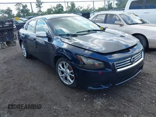 2014 Nissan Maxima S with VIN 1N4AA5AP3EC483845, listed as a IAAI auction lot 42692233 with 200,782 mi miles and . Bid and sale history available at DreamBid. Image 1.