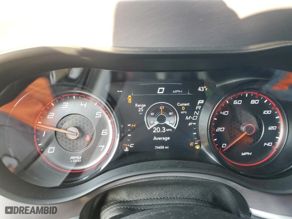 2019 Dodge Charger GT with VIN 2C3CDXHG8KH545247, listed as a Copart auction lot 42452155 with 74,458 mi miles and Salvage Title. Bid and sale history available at carsss.com. Image 9.