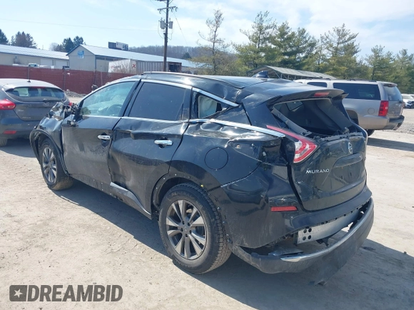 2018 Nissan Murano SV with VIN 5N1AZ2MG4JN116458, listed as a IAAI auction lot 41780269 with 157,587 mi miles and . Bid and sale history available at carsss.com. Image 3.