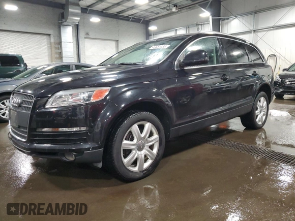 2008 Audi Q7 Premium with VIN WA1BY74L08D018785, listed as a Copart auction lot 47551055 with 136,130 mi miles and Salvage title. Bid and sale history available at DreamBid. Image 1.