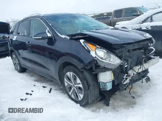 2019 Kia Niro EV EX Premium with VIN KNDCE3LG2K5019941, listed as a IAAI auction lot 41502482 with 70,088 mi miles. Bid and sale history available at carsss.com. Image 1.