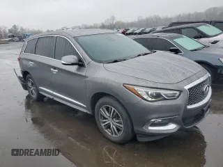 2019 Infiniti QX60 PURE with VIN 5N1DL0MM5KC510704, listed as a Copart auction lot 51226535 with 88,966 mi miles and Salvage Title. Bid and sale history available at carsss.com. Image 4.