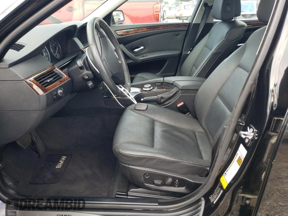 2008 BMW 5 Series 528i with VIN WBANU53558C115067, listed as a Copart auction lot 52243555 with 206,026 mi miles and Clean Title. Bid and sale history available at carsss.com. Image 7.