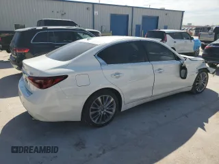 2020 Infiniti Q50 3.0t SPORT with VIN JN1EV7AP4LM201959, listed as a Copart auction lot 49107065 with 92,323 mi miles and Salvage Title. Bid and sale history available at carsss.com. Image 3.