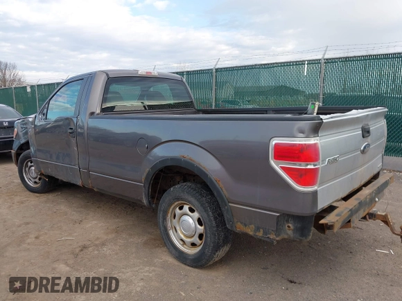 2010 Ford F-150 XL with VIN 1FTMF1C8XAKA97981, listed as a IAAI auction lot 41823694 with 123,028 mi miles. Bid and sale history available at carsss.com. Image 3.