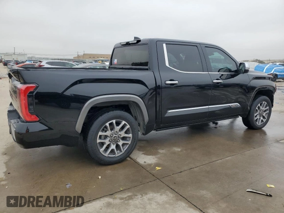 2022 Toyota Tundra 1794 Edition with VIN 5TFMA5DB1NX004452, listed as a Copart auction lot 43456365 with 37,191 mi miles and Salvage title. Bid and sale history available at DreamBid. Image 3.
