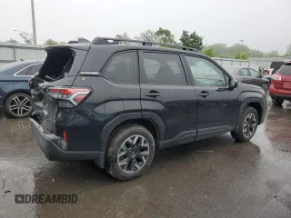 2025 Subaru Forester Premium with VIN JF2SLDDCXSH508638, listed as a Copart auction lot 57201385 with 7,737 mi miles and Salvage title. Bid and sale history available at DreamBid. Image 3.