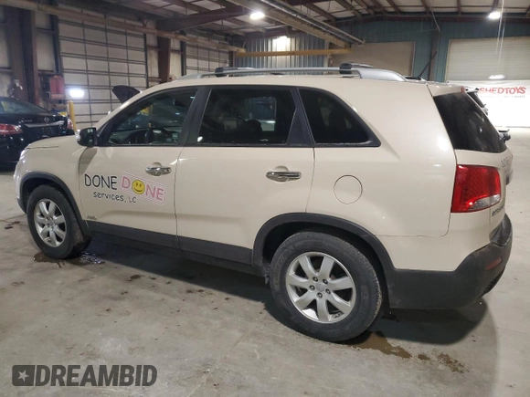 2012 Kia Sorento LX with VIN 5XYKTDA64CG229872, listed as a Copart auction lot 48900395 with 128,342 mi miles and Salvage Title. Bid and sale history available at carsss.com. Image 2.