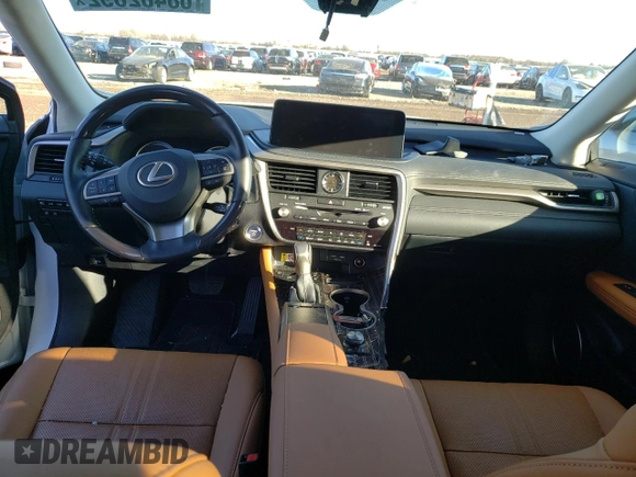 2021 Lexus RX with VIN 2T2JGMDA0MC057719, listed as a Copart auction lot 68402692 with 0 mi miles. Bid and sale history available at carsss.com. Image 8.