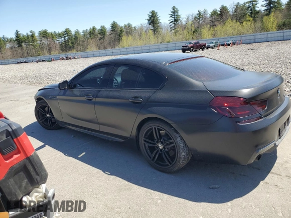 2015 BMW 6 Series 640i xDrive z VIN WBA6B8C53FD453909, wystawiony jako Copart lot #55292765 z przebiegiem 84 971 mil mil oraz Szkoda całkowita • Salvage title. Historia ofert i sprzedaży dostępna na DreamBid. Obrazek 2.