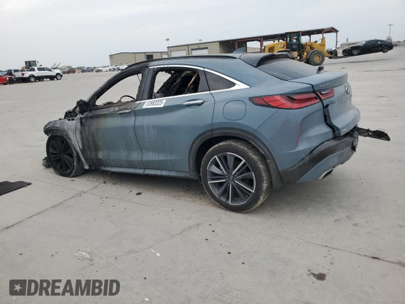 2024 Infiniti QX55 Essential with VIN 3PCAJ5KR6RF108518, listed as a Copart auction lot 53983325 with Not provided miles and Non repairable. Bid and sale history available at DreamBid. Image 2.