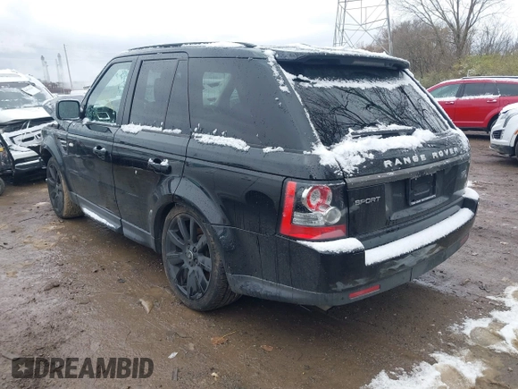 2013 Land Rover Range Rover Sport HSE with VIN SALSF2D47DA802344, listed as a IAAI auction lot 40926644 with 59,389 mi miles. Bid and sale history available at carsss.com. Image 3.