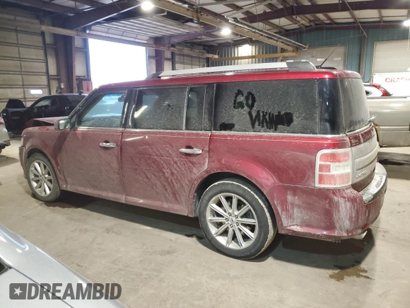 2017 Ford Flex Limited with VIN 2FMHK6D84HBA07751, listed as a Copart auction lot 85739754 with 129,338 mi miles and Salvage Title. Bid and sale history available at carsss.com. Image 2.