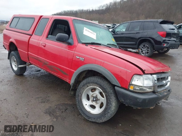 1998 Ford Ranger XL with VIN 1FTZR15XXWTA25035, listed as a IAAI auction lot 41811654 with 192,824 mi miles. Bid and sale history available at carsss.com. Image 1.