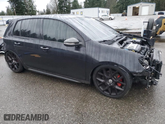 2013 Volkswagen Golf GTI Driver's Edition with VIN WVWHD7AJ6DW135459, listed as a Copart auction lot 86168134 with 124,653 mi miles and Salvage title. Bid and sale history available at DreamBid. Image 4.
