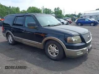 2003 Ford Expedition Eddie Bauer with VIN 1FMFU18L63LC48819, listed as a IAAI auction lot 42658399 with 232,446 mi miles and . Bid and sale history available at DreamBid. Image 1.