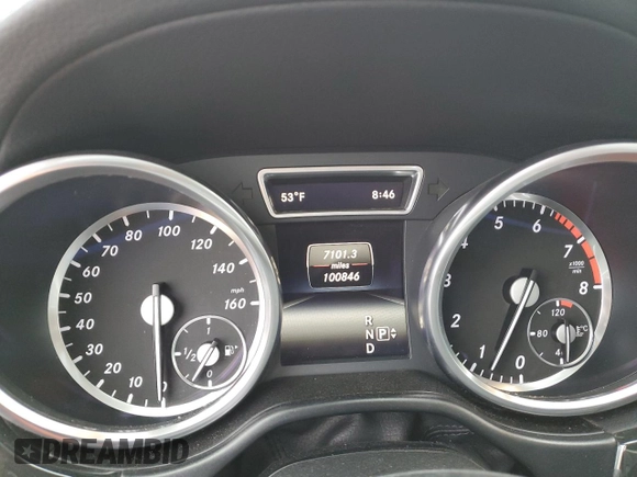 2016 Mercedes-Benz GL with VIN 4JGDF6EEXGA704665, listed as a Copart auction lot 85500984 with 100,846 mi miles and Salvage Title. Bid and sale history available at carsss.com. Image 9.