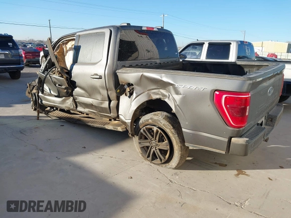2023 Ford F-150 XL with VIN 1FTEW1C58PFC27803, listed as a IAAI auction lot 41511660 with Not provided miles and . Bid and sale history available at DreamBid. Image 3.