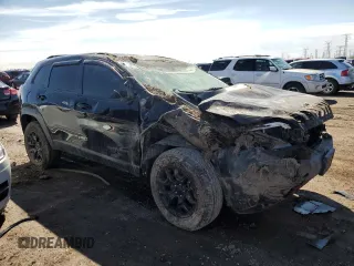 2022 Jeep Cherokee Trailhawk with VIN 1C4PJMBX9ND516418, listed as a Copart auction lot 49733765 with 55,624 mi miles and Salvage title. Bid and sale history available at DreamBid. Image 4.