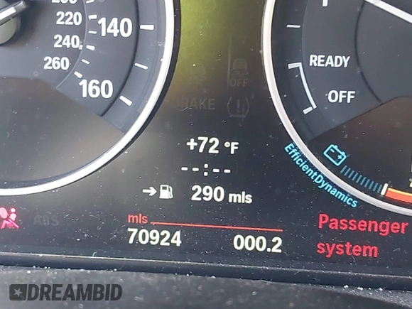 2013 BMW 3 Series 328i xDrive with VIN WBA3B5G53DNP40542, listed as a IAAI auction lot 42054817 with 70,924 mi miles and . Bid and sale history available at DreamBid. Image 15.