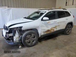 2016 Jeep Cherokee Altitude with VIN 1C4PJLCB0GW350486, listed as a Copart auction lot 85436634 with 198,587 mi miles and Salvage Title. Bid and sale history available at carsss.com. Image 1.
