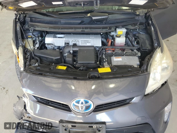 2012 Toyota Prius One with VIN JTDKN3DUXC1565069, listed as a Copart auction lot 70902504 with 165,713 mi miles and Salvage Title. Bid and sale history available at carsss.com. Image 12.