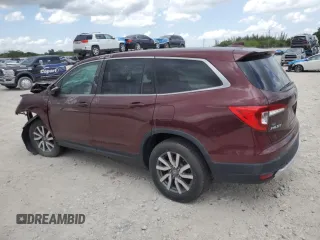 2021 Honda Pilot EX-L with VIN 5FNYF6H55MB061209, listed as a Copart auction lot 51140375 with Not Provided miles and Salvage Title. Bid and sale history available at DreamBid. Image 2.
