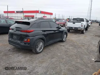 2020 Hyundai Kona SEL Plus with VIN KM8K62AA4LU428995, listed as a IAAI auction lot 41475674 with 132,304 mi miles. Bid and sale history available at carsss.com. Image 4.