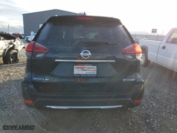 2019 Nissan Rogue SV with VIN 5N1AT2MV1KC701740, listed as a Copart auction lot 44363115 with 103,633 mi miles and Salvage Title. Bid and sale history available at carsss.com. Image 6.