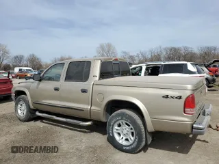 2004 Dodge Dakota SLT with VIN 1D7HG48N74S777684, listed as a Copart auction lot 49066395 with 213,419 mi miles and Salvage Title. Bid and sale history available at DreamBid. Image 2.