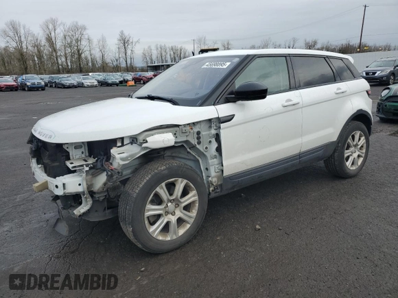 2018 Land Rover Range Rover Evoque SE with VIN SALVP2RX9JH269087, listed as a Copart auction lot 45698895 with 95,047 mi miles and Salvage Title. Bid and sale history available at DreamBid. Image 1.