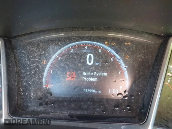 2019 Honda Civic Sport with VIN 2HGFC2F82KH553176, listed as a IAAI auction lot 42395963 with 73,950 mi miles and . Bid and sale history available at DreamBid. Image 7.