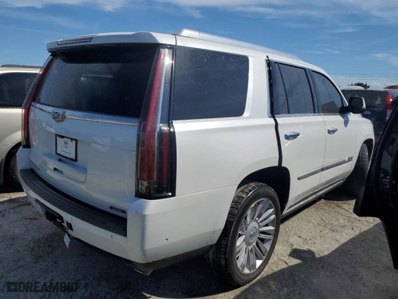 2020 Cadillac Escalade Platinum with VIN 1GYS3DKJ6LR232030, listed as a Copart auction lot 74191254 with 76,209 mi miles and Non Repairable. Bid and sale history available at carsss.com. Image 3.