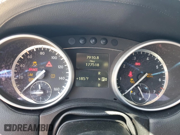 2012 Mercedes-Benz GL-Class GL 550 with VIN 4JGBF8GE8CA776474, listed as a Copart auction lot 69402464 with 177,518 mi miles and Non Repairable. Bid and sale history available at carsss.com. Image 9.