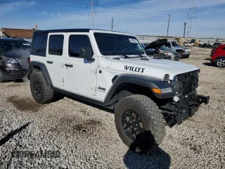 2024 Jeep Wrangler Sport S with VIN 1C4PJXDN8RW105678, listed as a Copart auction lot 44946285 with 22,102 mi miles and Salvage title. Bid and sale history available at DreamBid. Image 4.