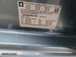 2014 Chevrolet Silverado 1500 LT with VIN 3GCUKREH5EG370426, listed as a IAAI auction lot 41822301 with 191,968 mi miles. Bid and sale history available at carsss.com. Image 8.