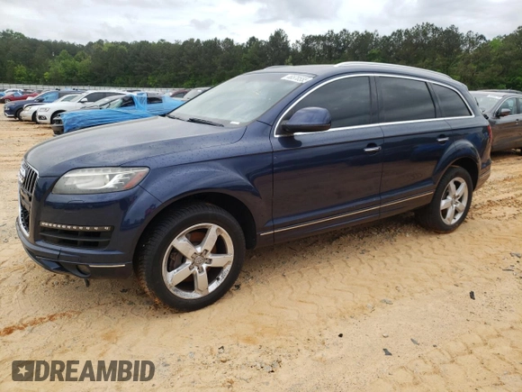 2014 Audi Q7 3.0T Premium Plus with VIN WA1LGAFE0ED018087, listed as a Copart auction lot 46578555 with 151,709 mi miles and Clean Title. Bid and sale history available at carsss.com. Image 1.