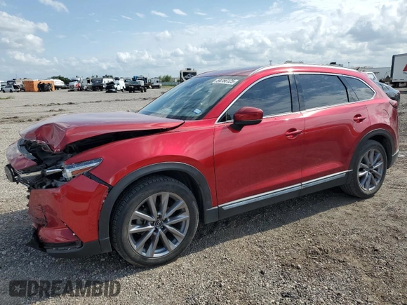 2021 Mazda CX-9 Grand Touring with VIN JM3TCBDY4M0539332, listed as a Copart auction lot 54756125 with 65,614 mi miles and Salvage title. Bid and sale history available at DreamBid. Image 1.