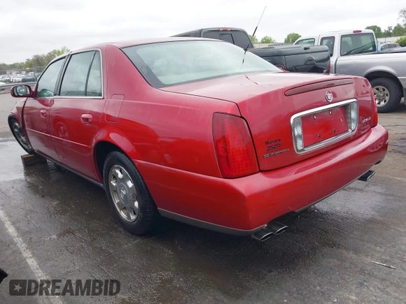 2002 Cadillac DeVille with VIN 1G6KD57YX2U257123, listed as a IAAI auction lot 41952025 with 180,278 mi miles. Bid and sale history available at carsss.com. Image 3.