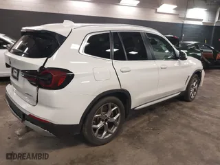 2022 BMW X3 xDrive30i with VIN 5UX53DP03N9K52224, listed as a IAAI auction lot 41540308 with 44,108 mi miles. Bid and sale history available at carsss.com. Image 4.