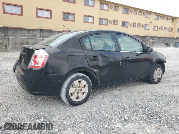 2007 Nissan Sentra 2.0 with VIN 3N1AB61E17L655117, listed as a Copart auction lot 53858115 with 225,692 mi miles and Salvage Title. Bid and sale history available at DreamBid. Image 3.